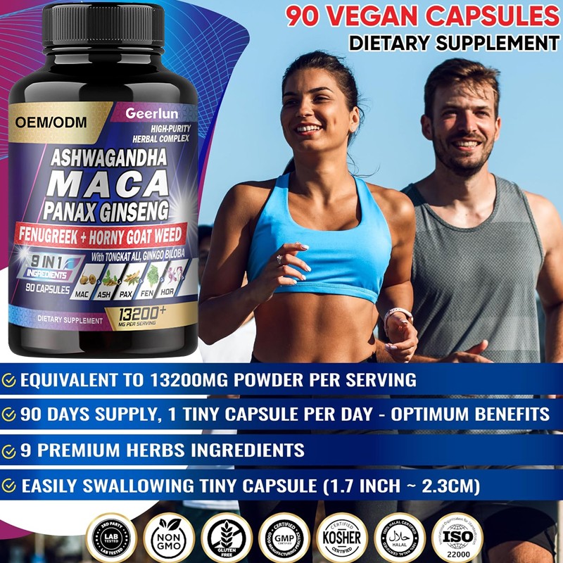 Maca Capsules Factory - Strength Vitality Energy Boost