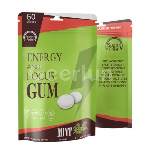 L-Theanine Gum Factory - Vitamin B Energy Focus Custom