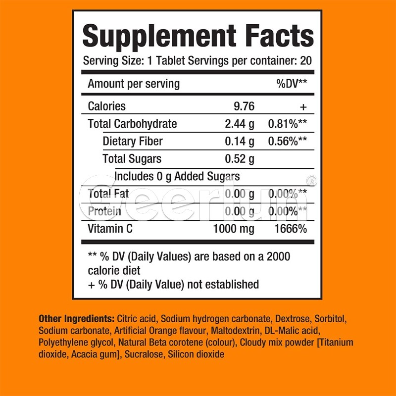 Hydration Effervescent Tablets Supplier - Vitamin C Electrolyte