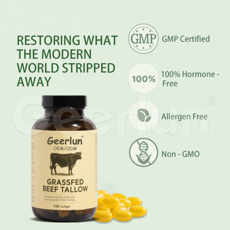 Beef Tallow Softgels Factory - Natural Collagen Hydration