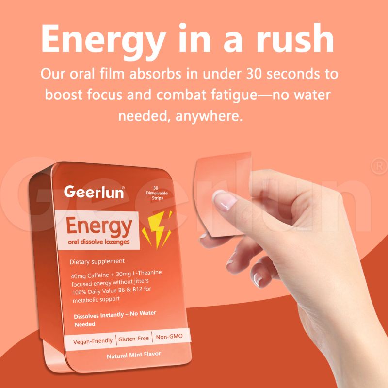 Energy Oral Film Supplier - Fast Dissolvable Caffeine