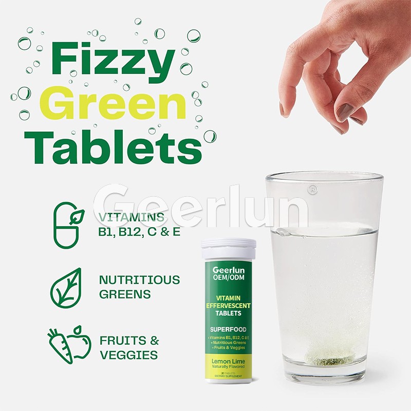 Vitamin Effervescent Tablets Manufacturer - Rich Vitamins Brain