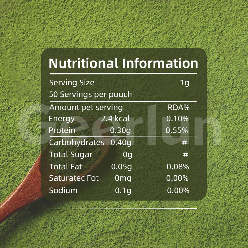 Matcha Green Tea Powder Manufacturer - Herbal Energy Creamy