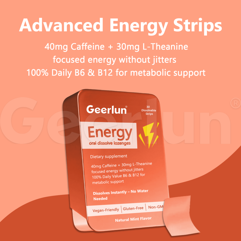 Energy Oral Strips Manufacturer - Caffeine L-Theanine Focus