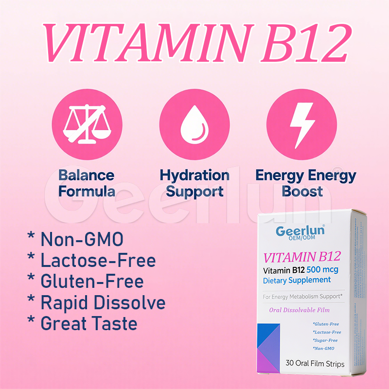 Vitamin B12 Oral Strips Supplier - Energy Metabolism Dietary