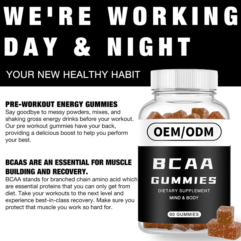 BCAA Gummies Supplier - Halal Vegan Muscle Growth