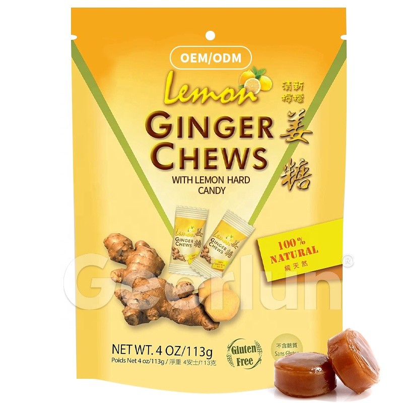 Ginger Chews Factory - Vegan Digestive Health Lemon