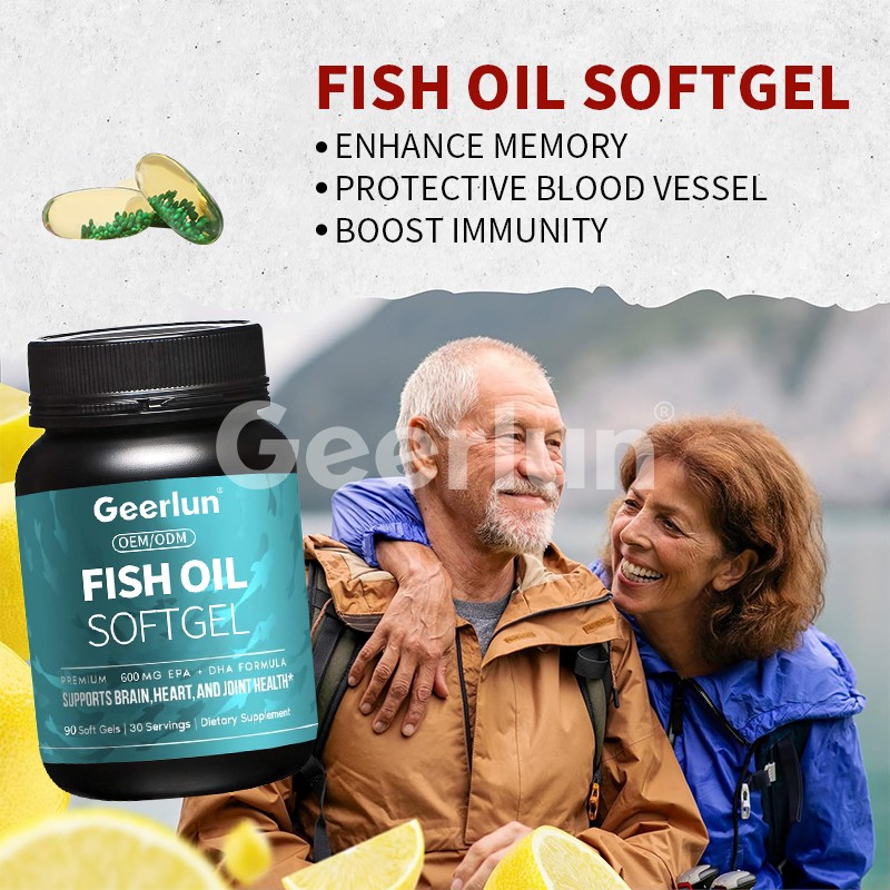 Salmon Oil Softgels Manufacturer - Memory Focus Brain Health