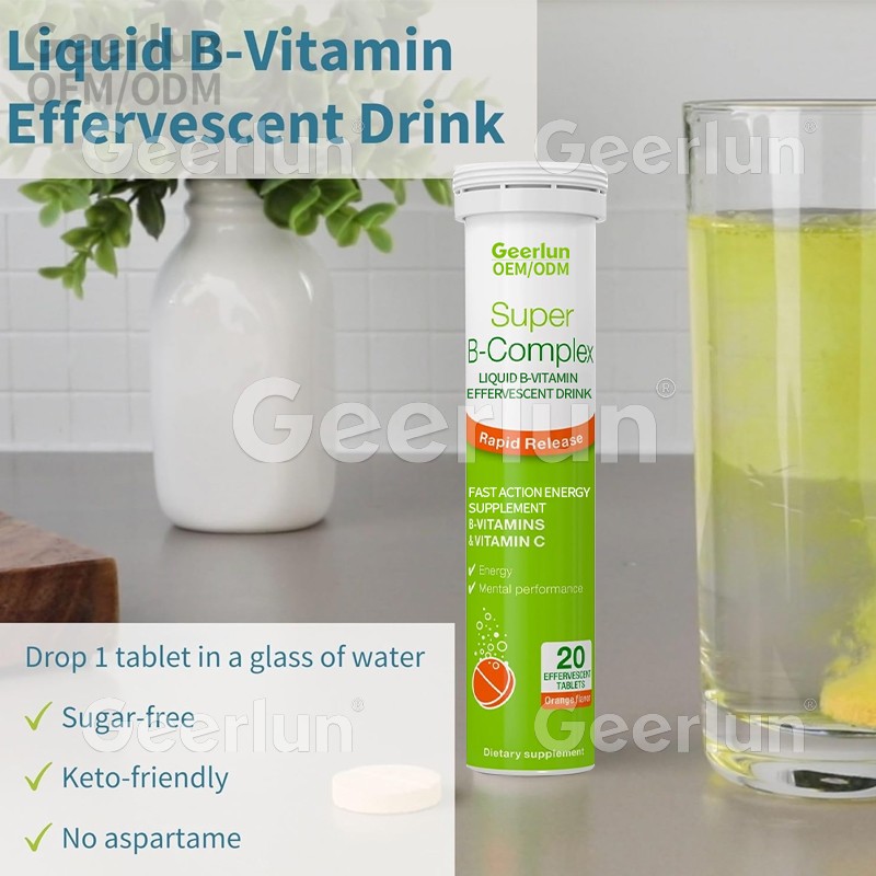 B Complex Effervescent Supplier - 1000mg Fast Energy Boost