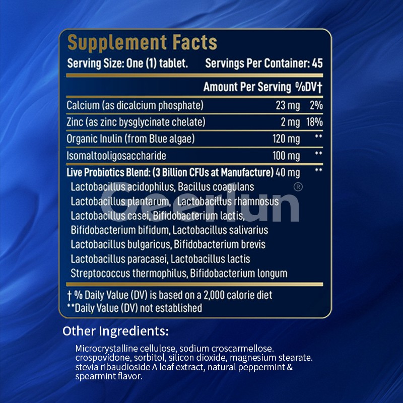 Probiotics Chewing Candy Manufacturer - 3 Billion CFU Breath