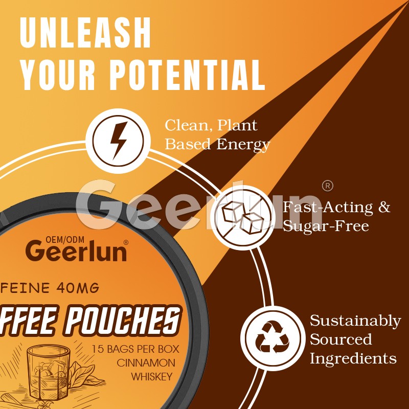 Caffeine Pouches Manufacturer - Coffee Alpha Nootropic Energy