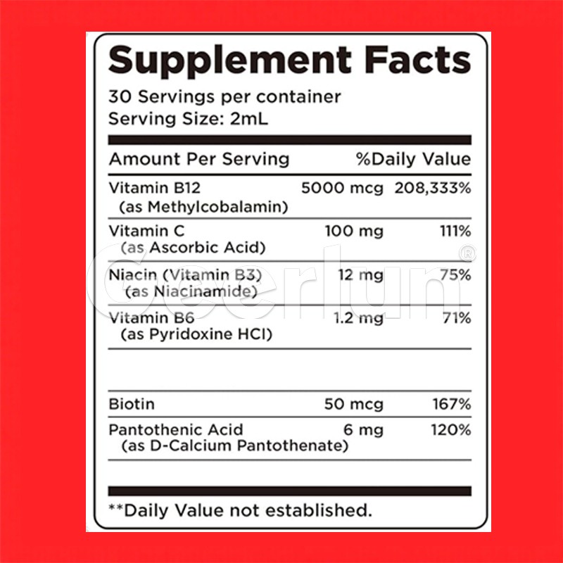 Plant Extract Drops Factory - Natural Energy B Complex