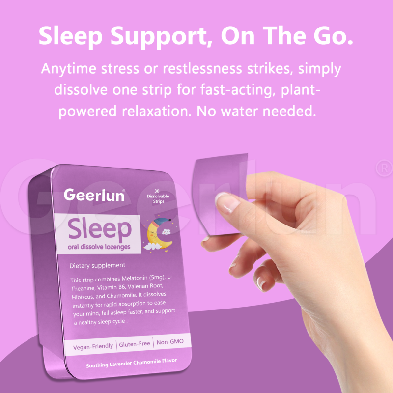 Sleep Oral Strips Manufacturer - Valerian Root Melatonin