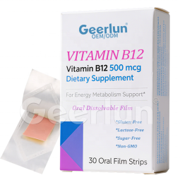 Vitamin B12 Oral Strips Supplier - Energy Metabolism Dietary