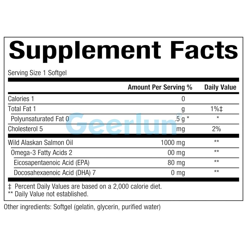 Omega 3 Softgels Supplier - Brain Memory Immunity Fish