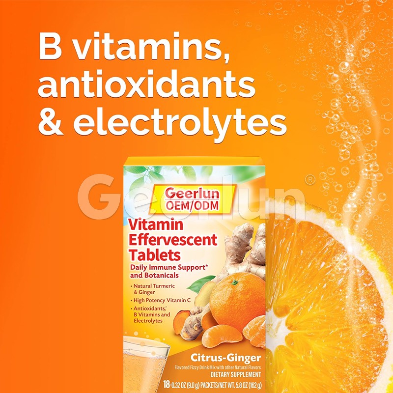 Vitamin B Effervescent Tablets Factory - Immunity Metabolism