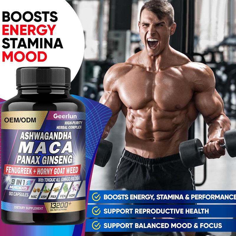 Maca Capsules Factory - Strength Vitality Energy Boost