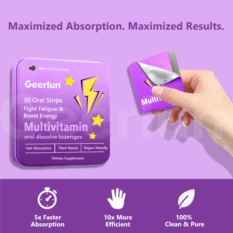 Multivitamin Oral Strips Supplier - Fast Absorption Vegan