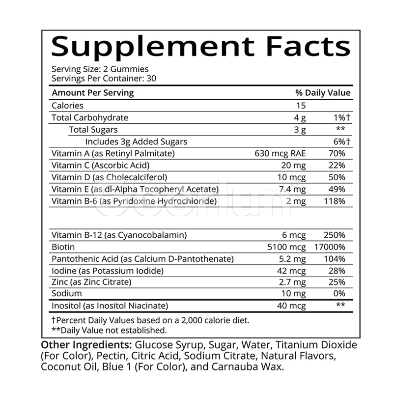 Biotin Oral Strips Manufacturer - Hair Growth Mouth Dissolving