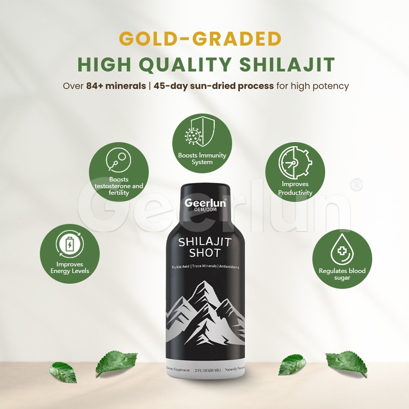 Shilajit Drink Manufacturer - Organic Minerals Fulvic