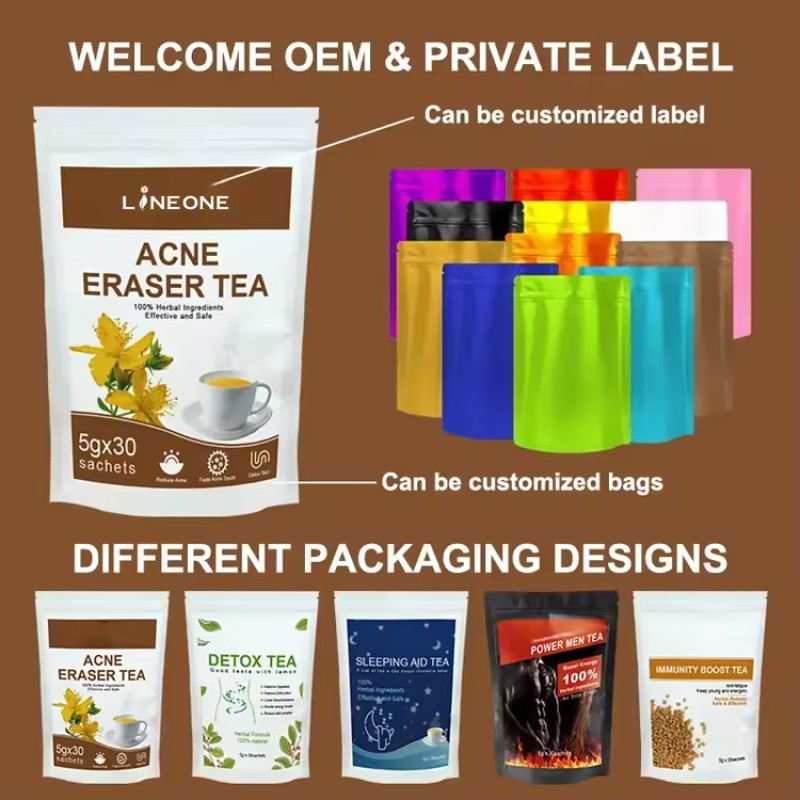 Acne Tea Bag Manufacturer - Private Label Herbal Detox Tea