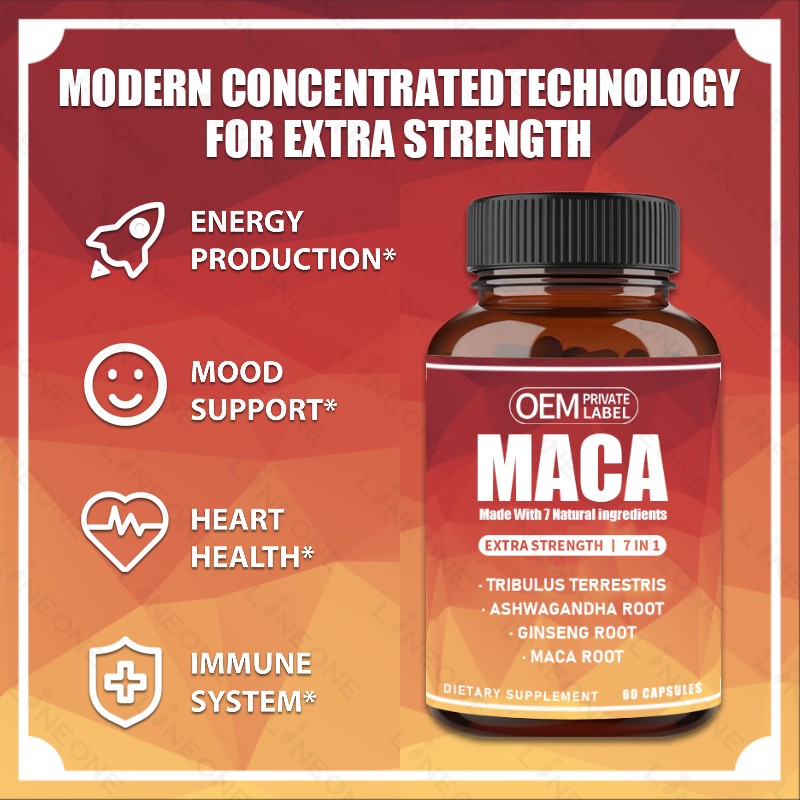 Maca Capsules Factory - 60pcs Herbal Healthcare Supplement