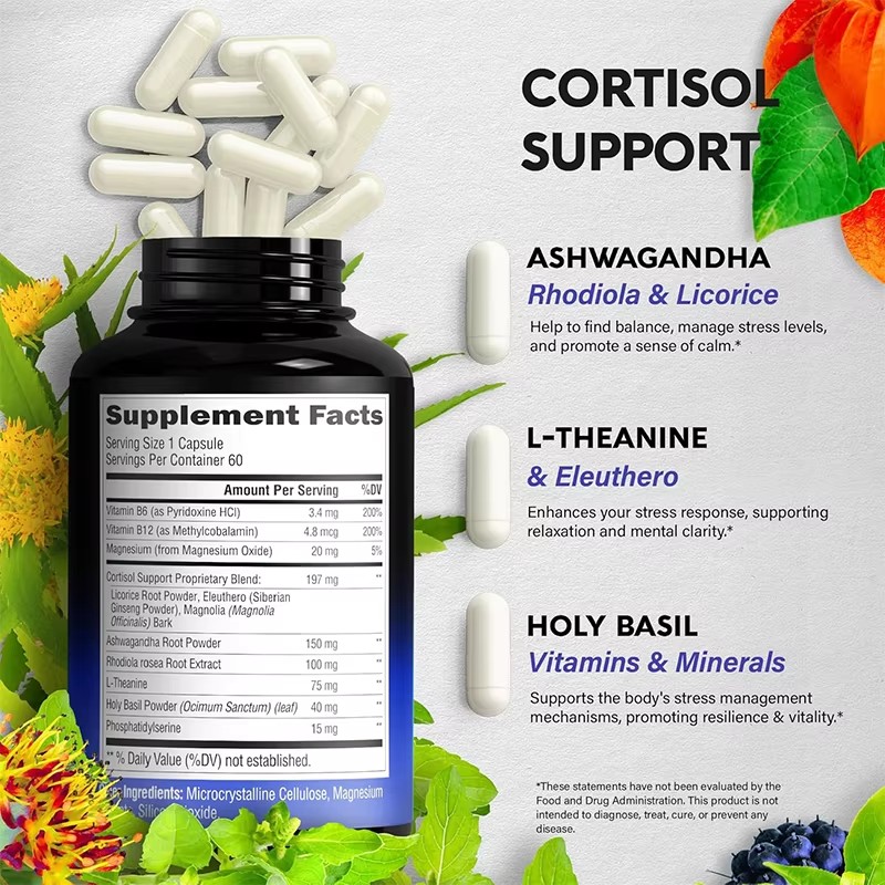 Health Capsules Factory - Stress Relief Mood Support