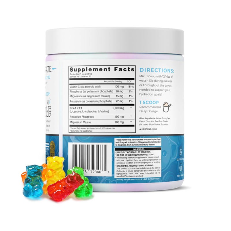 BCAA Gummies Manufacturer - Electrolyte Hydration Energy Gummies