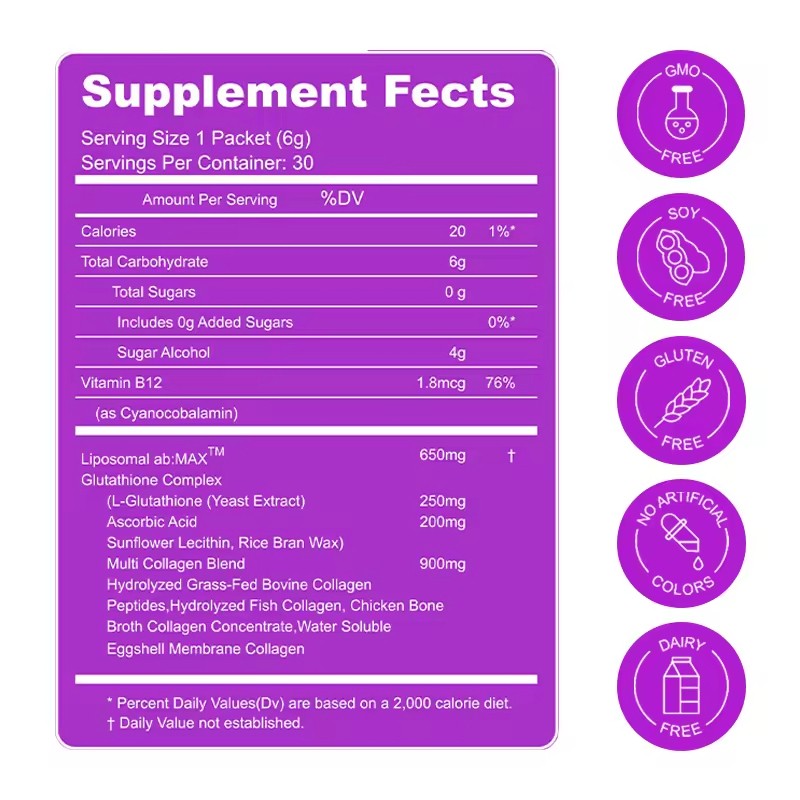 Collagen Drink Factory - OEM Peptide Sachet Liquid Drink