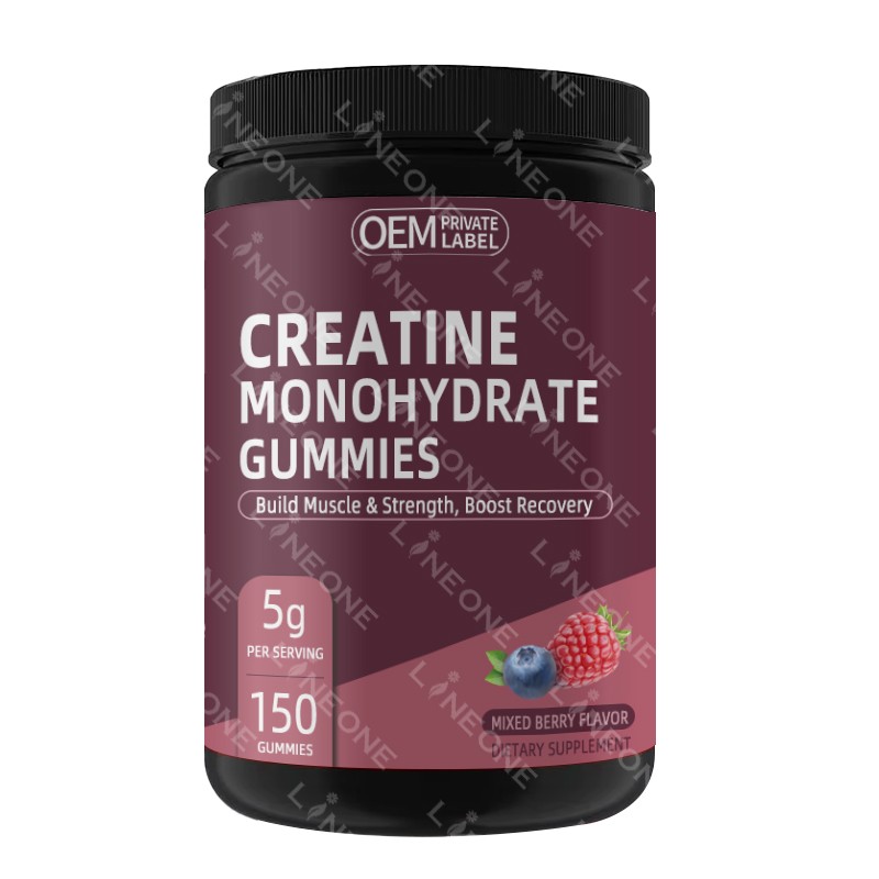 Creatine Gummies Manufacturer - OEM Strawberry Flavor Gummies