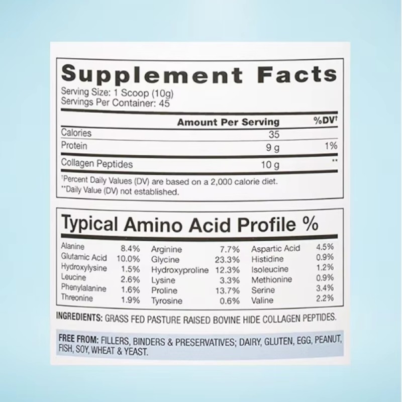 Collagen Powder Supplier - Vegetarian Gluten Free Powder