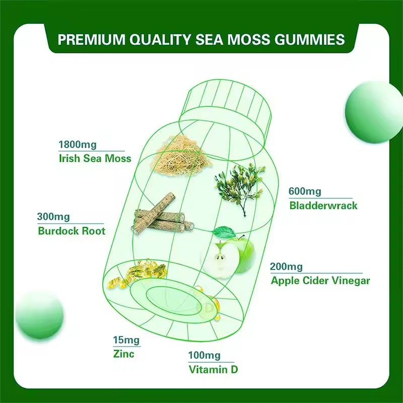 Sea Moss Gummies Supplier - OEM Apple Cider Vinegar Gummies