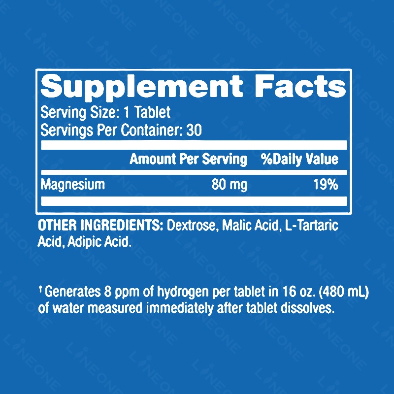 Hydrogen Tablets Supplier - Private Label 60 Tablets Immune