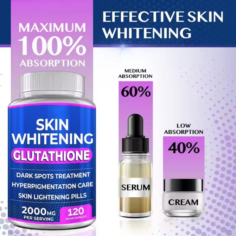 Skin Lightening Capsules Factory - 2000mg Herbal Beauty Care