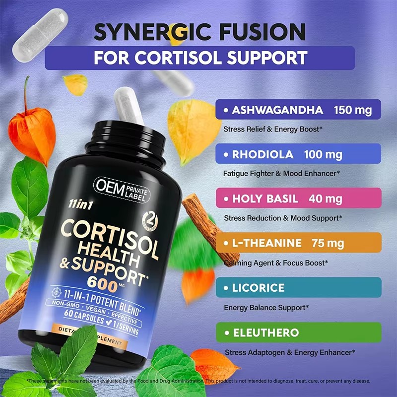 Health Capsules Factory - Stress Relief Mood Support