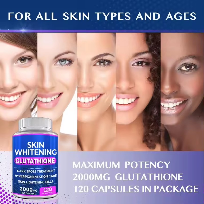 Skin Lightening Capsules Factory - 2000mg Herbal Beauty Care