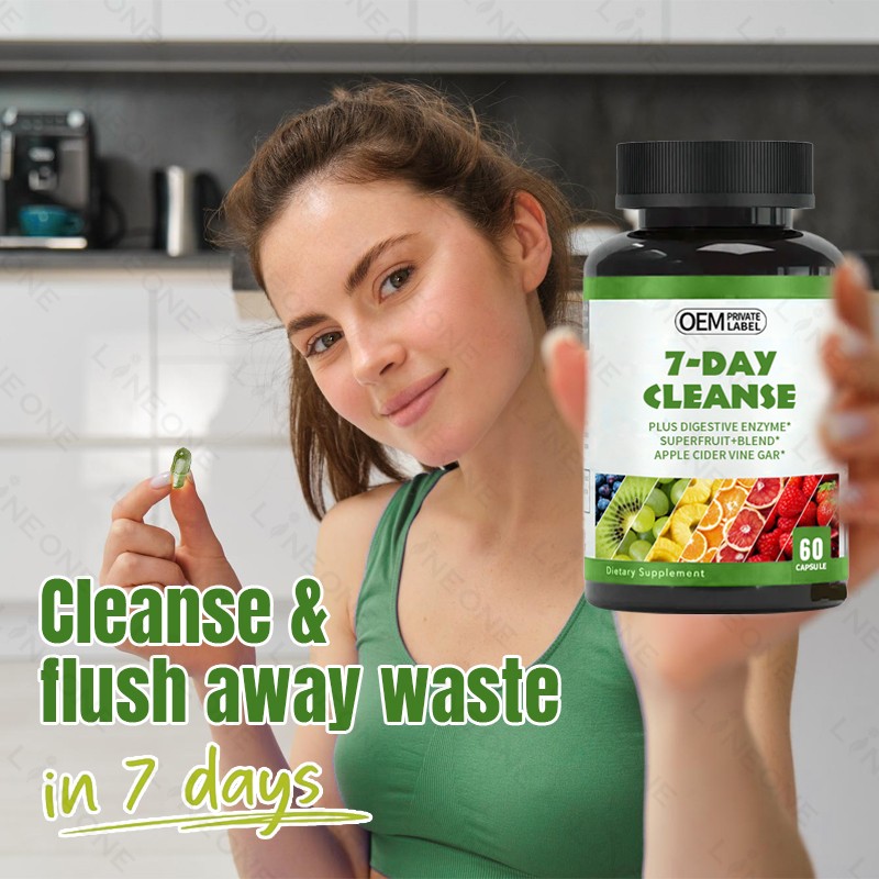 Detox Capsules Factory - 7 Day Cleanse Gut Health Supplement