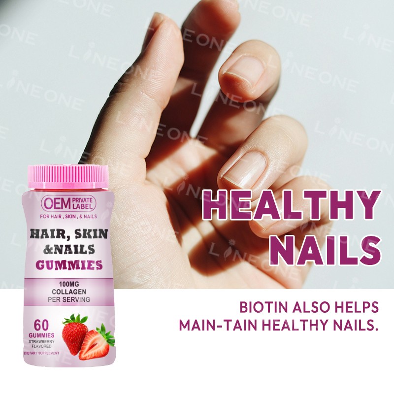 Biotin Gummies Supplier - OEM Hair Growth Beauty Gummies