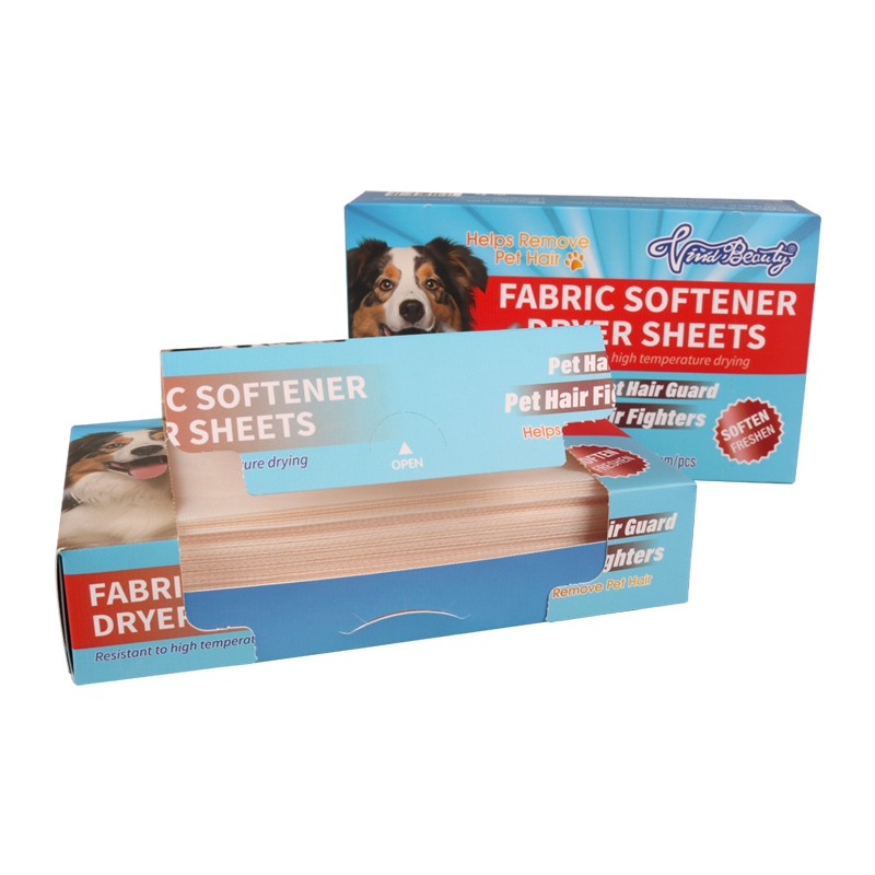Pet Hair Removal Sheet Factory - Customizable Softener Sheet