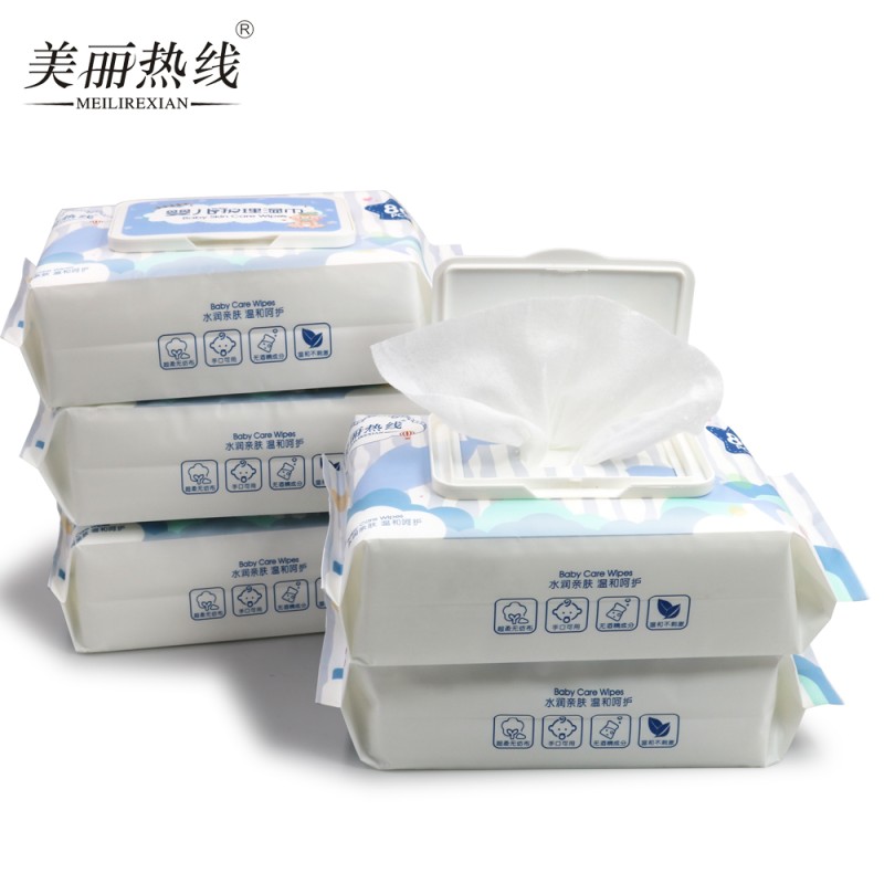 Baby Wipes Factory - OEM 80pcs Single Pack Wipes