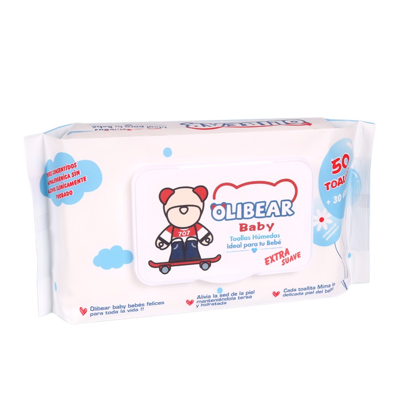 Travel Wipes Supplier - Portable 80pcs Baby Wipes