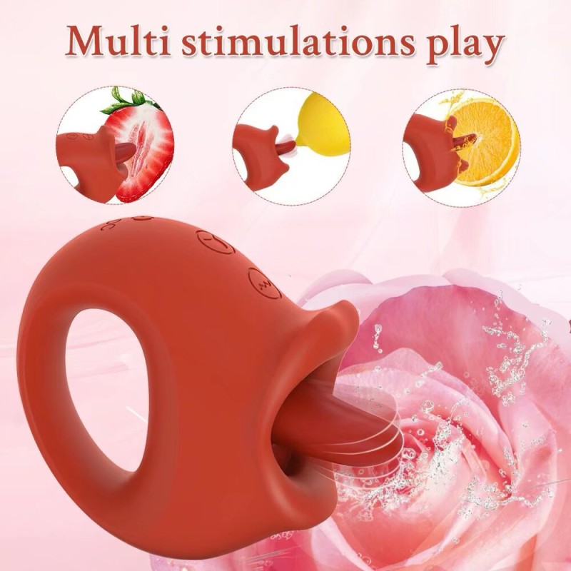 Best Selling Tongue Vibrator Massage Device for Female Massage Pussy and Nipple Massage Licking Device