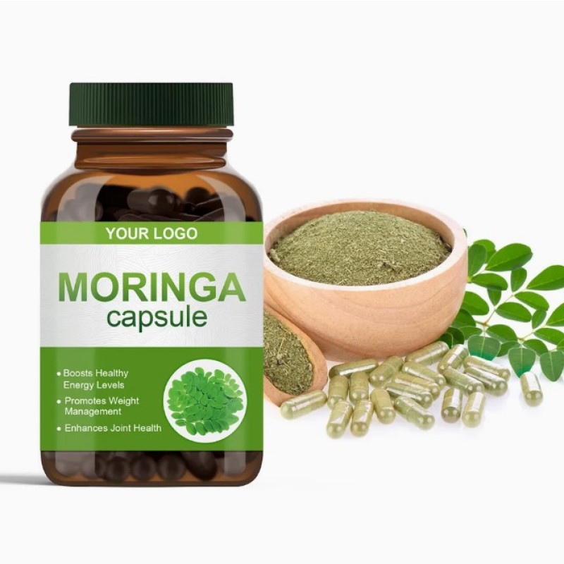 Moringa  Leaf Capsules OEM/ODM Moringa Powder Capsules Provide Energy Moringa Extract Capsules