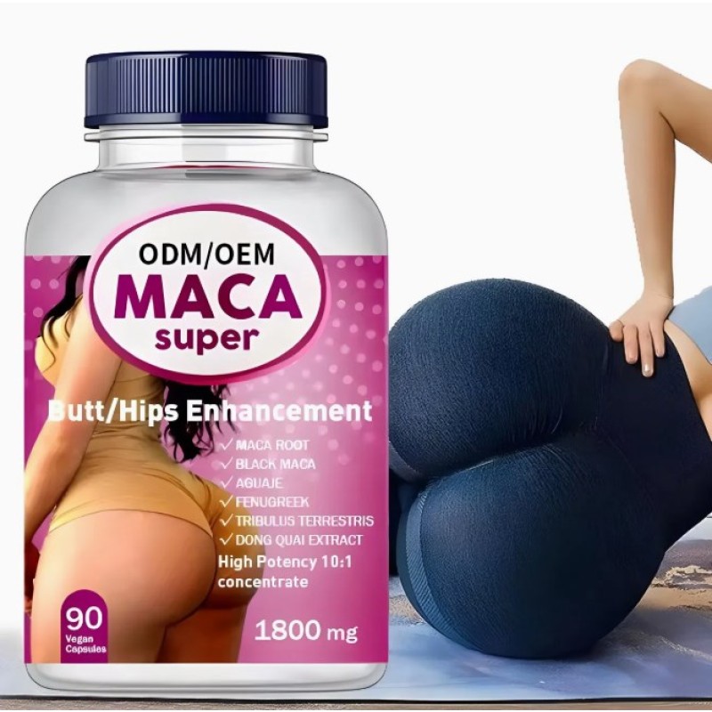 Hot Sale Women's Maca Extrac Capsules for Butt Hip Natural Supplements In-Stock Beauty Product Adult Butt Pills Hip Enlargement
