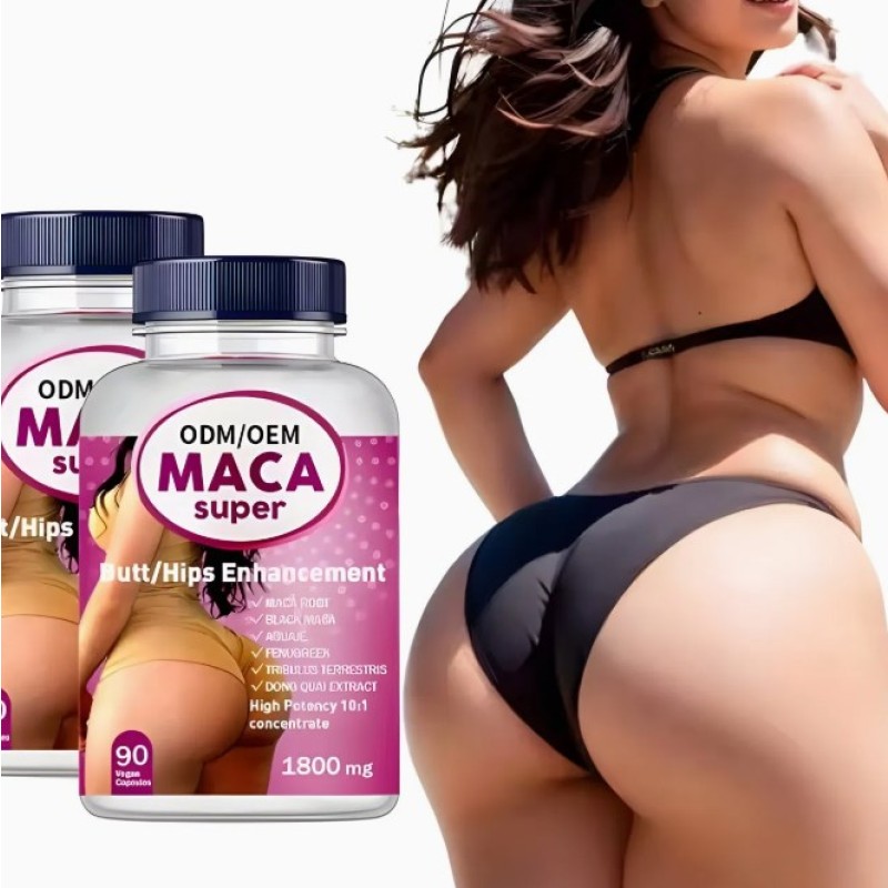 Maca Capsules for Hip Area Support - 100% Natural Ingredients