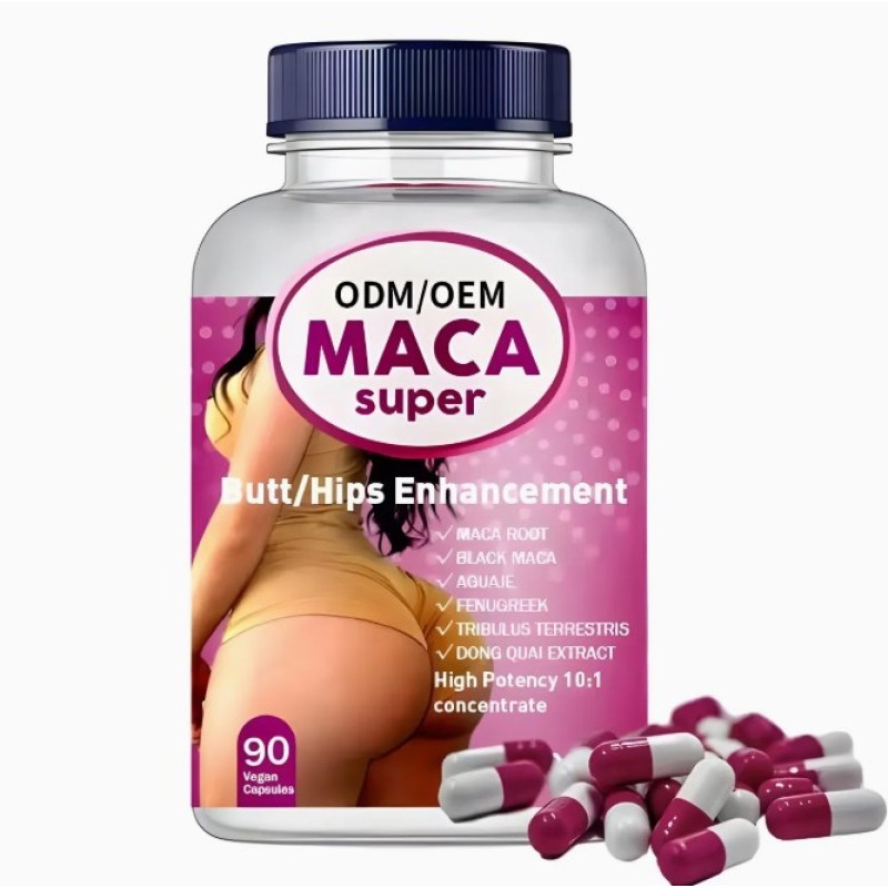 Hot Sale Women's Maca Extrac Capsules for Butt Hip Natural Supplements In-Stock Beauty Product Adult Butt Pills Hip Enlargement