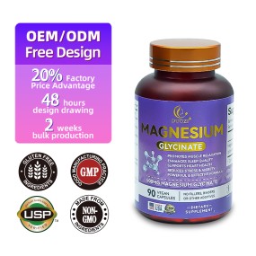 Magnesium Capsules Factory - Glycinate Muscle Relaxation Sleep