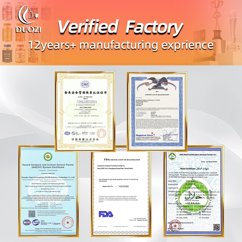 Vitamin C Gummies Factory - 60pcs Teenagers Growth Support