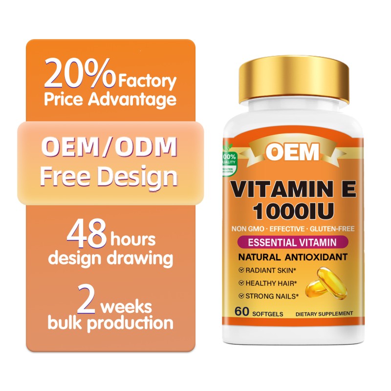 Vitamin E Softgel Manufacturer - 1000IU Health Maintenance