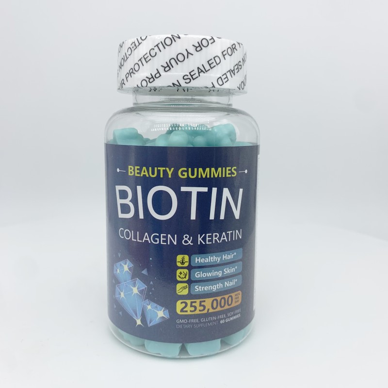 Biotin Gummies Factory - Gluta Hair Skin Nails Enhancement